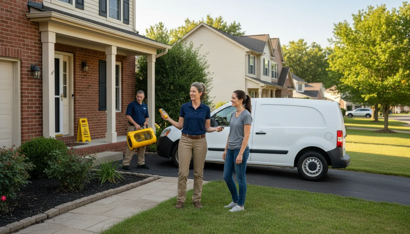 Water restoration image for Water Damage & Restoration Services in Clinton, OH